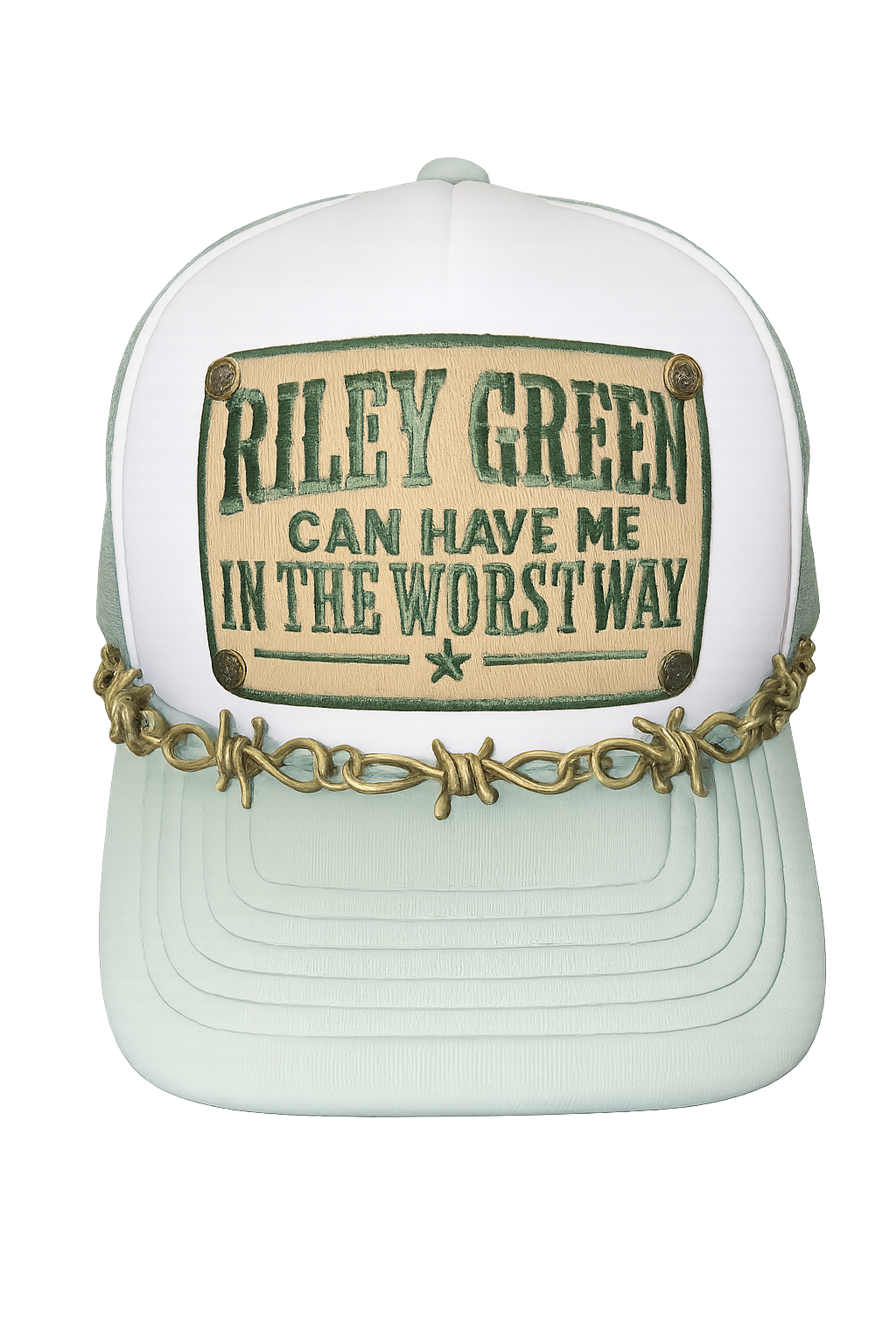 PRE-ORDER RILEY GREEN PATCH/ HAT