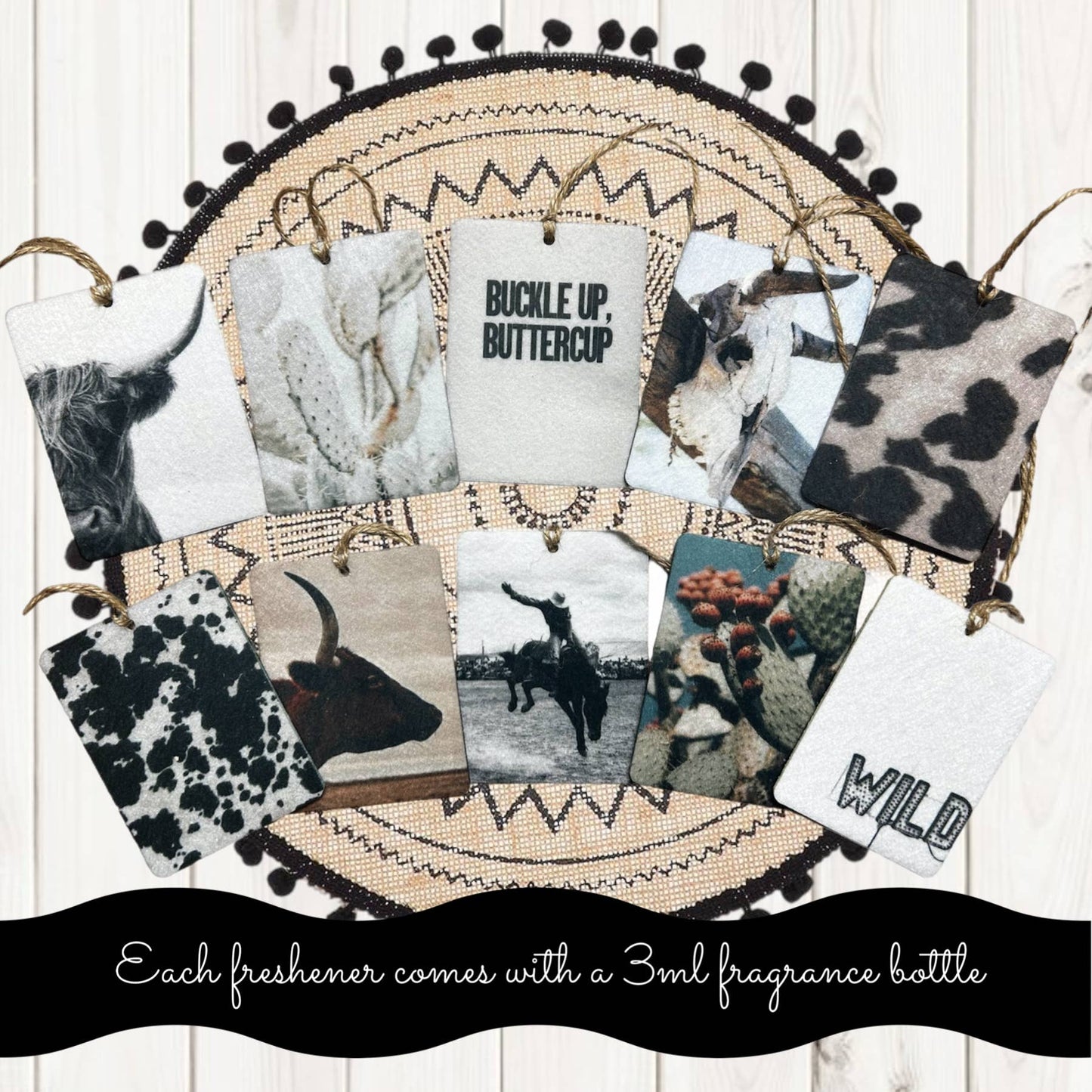 Western Felt Car Freshener