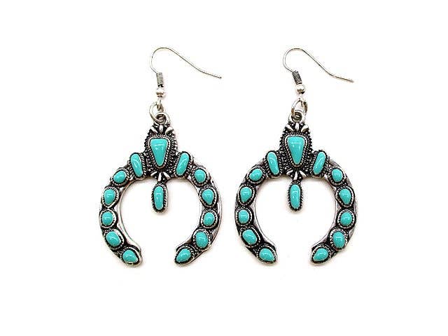 Western Squash Blossom Earring