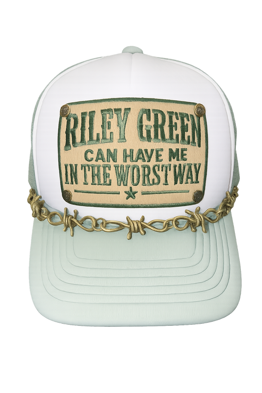 PRE-ORDER RILEY GREEN PATCH/ HAT