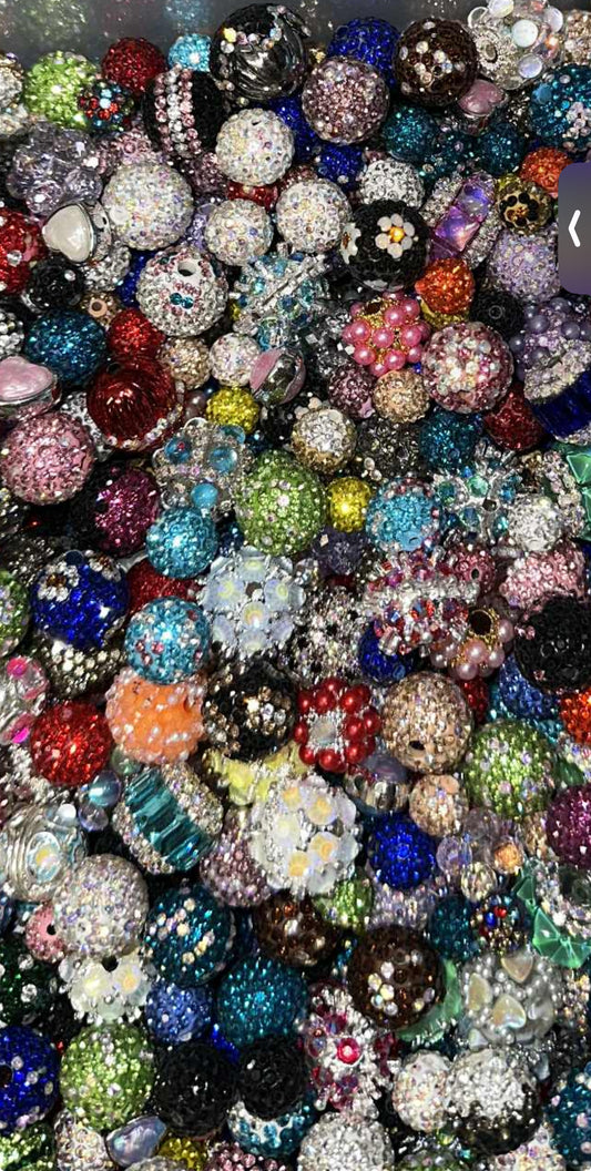 1 LB PREMIUM RHINESTONE BEADS