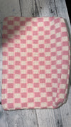 COSMETIC MAKEUP BAG WITH IRON ON PATCHES