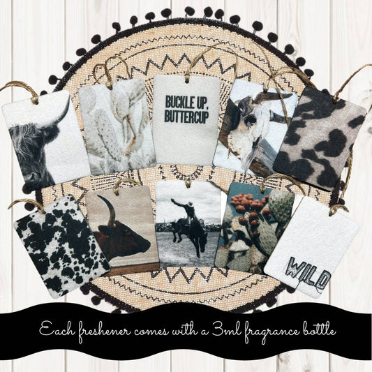 Western Felt Car Freshener